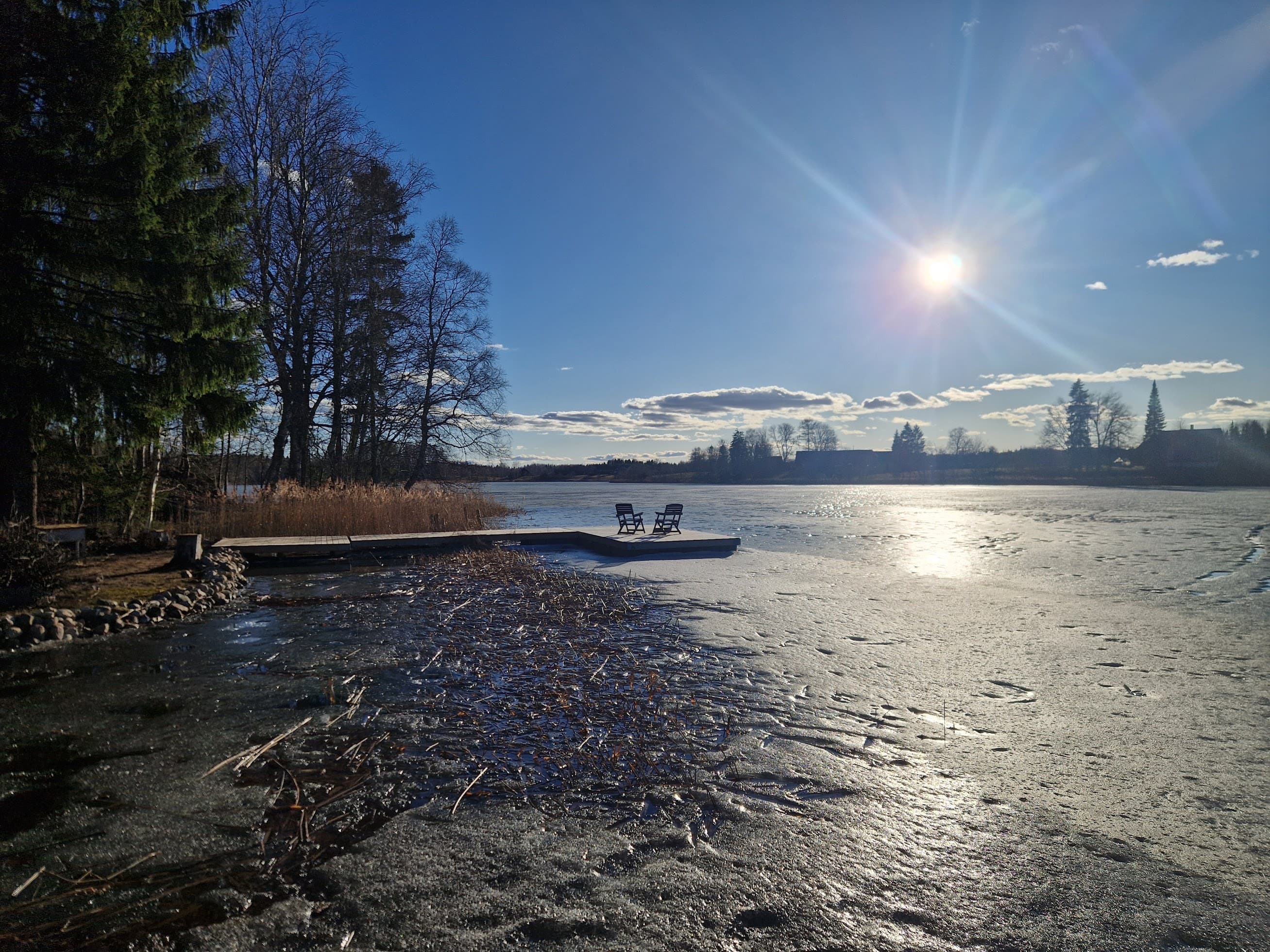 Nõuni järv – talvevaade